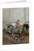 Young Woman Crocheting, 1875 by Giovanni Boldini