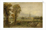 Distant View of Salisbury Cathedral, 1821 by John Constable