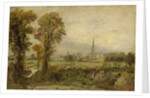 Distant View of Salisbury Cathedral, 1821 by John Constable