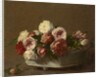 Roses in a Porcelain Planter, c.1875-1900 by Victoria Dubourg