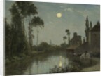 Moonlit River, c.1866-70 by Stanislas Victor Edouard Lepine