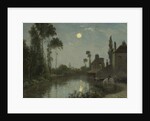 Moonlit River, c.1866-70 by Stanislas Victor Edouard Lepine