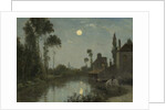Moonlit River, c.1866-70 by Stanislas Victor Edouard Lepine