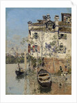 Venice, House on the Canal, c.1900 by Martin Rico y Ortega