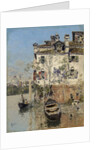 Venice, House on the Canal, c.1900 by Martin Rico y Ortega