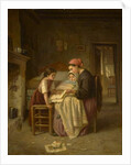 The Sick Child, c.1870-75 by Paul Seignac