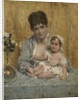 Mother and Child, c.1875-80 by Alfred Emile Stevens