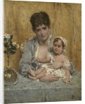 Mother and Child, c.1875-80 by Alfred Emile Stevens