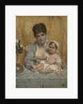Mother and Child, c.1875-80 by Alfred Emile Stevens