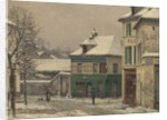 Snow Effect in the Suburbs, c.1875-85 by Victor Vignon