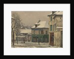 Snow Effect in the Suburbs, c.1875-85 by Victor Vignon