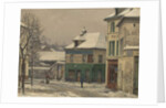 Snow Effect in the Suburbs, c.1875-85 by Victor Vignon