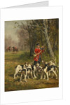 Hunting Hounds, c.1850-97 by Charles Oliver de Penne
