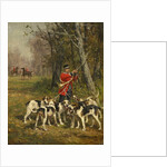Hunting Hounds, c.1850-97 by Charles Oliver de Penne