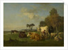 Cattle and Sheep in a Landscape, c.1855 by Constant-Emile Troyon