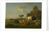 Cattle and Sheep in a Landscape, c.1855 by Constant-Emile Troyon