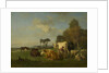 Cattle and Sheep in a Landscape, c.1855 by Constant-Emile Troyon