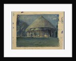 Hut in Moonlight, Iva, Savaii, October 1890, 1890 by John La Farge or Lafarge