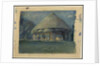 Hut in Moonlight, Iva, Savaii, October 1890, 1890 by John La Farge or Lafarge