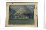 Hut in Moonlight, Iva, Savaii, October 1890, 1890 by John La Farge or Lafarge