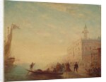 Riva degli Schiavoni, Sunset, 1880s by Felix Ziem