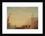 Riva degli Schiavoni, Sunset, 1880s by Felix Ziem