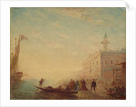 Riva degli Schiavoni, Sunset, 1880s by Felix Ziem