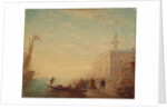 Riva degli Schiavoni, Sunset, 1880s by Felix Ziem