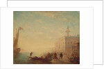 Riva degli Schiavoni, Sunset, 1880s by Felix Ziem