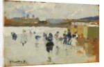 La Concha Beach, San Sebastián, 1906 by Joaquin Sorolla y Bastida