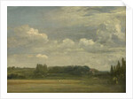 East Bergholt Common, View toward the Rectory, 18th August 1813 by John Constable