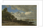 Plougastel, the Ferry Crossing, 1873 by Eugene Louis Boudin