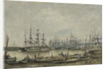 Bordeaux, the Quais, 1874 by Eugene Louis Boudin