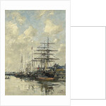 Deauville, the Boat Basin, 1887 by Eugene Louis Boudin
