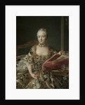 Portrait of the Marquise d'Aguirandes, 1759 by Francois-Hubert Drouais