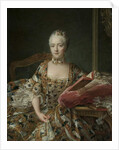 Portrait of the Marquise d'Aguirandes, 1759 by Francois-Hubert Drouais