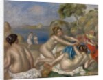 Bathers Playing with a Crab, c.1897 by Pierre Auguste Renoir