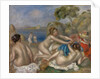 Bathers Playing with a Crab, c.1897 by Pierre Auguste Renoir