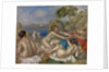 Bathers Playing with a Crab, c.1897 by Pierre Auguste Renoir