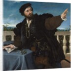 Portrait of a Man, possibly Girolamo Rosati, 1533-34 by Lorenzo Lotto