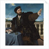 Portrait of a Man, possibly Girolamo Rosati, 1533-34 by Lorenzo Lotto