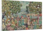 On the Beach, No. 3, 1915 by Maurice Brazil Prendergast