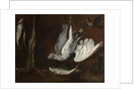 Hare, Spoonbill, and Fish, mid-1600s by Italian School