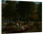 Greek Cavalry Men Resting in Forest, 1858 by Ferdinand Victor Eugene Delacroix