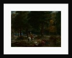 Greek Cavalry Men Resting in Forest, 1858 by Ferdinand Victor Eugene Delacroix