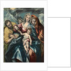 The Holy Family with Mary Magdalen, c.1590-95 by El (1541-1614) Greco
