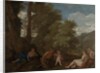 Nymphs and a Satyr, or Amor Vincit Omnia, c.1625-27 by Nicolas Poussin