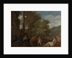 Nymphs and a Satyr, or Amor Vincit Omnia, c.1625-27 by Nicolas Poussin