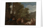 Nymphs and a Satyr, or Amor Vincit Omnia, c.1625-27 by Nicolas Poussin