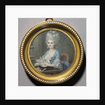 Portrait of a Woman in a Blue Dress, 1783 by Andre Pujos